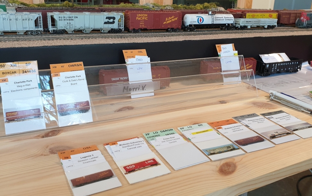 Car cards and waybills